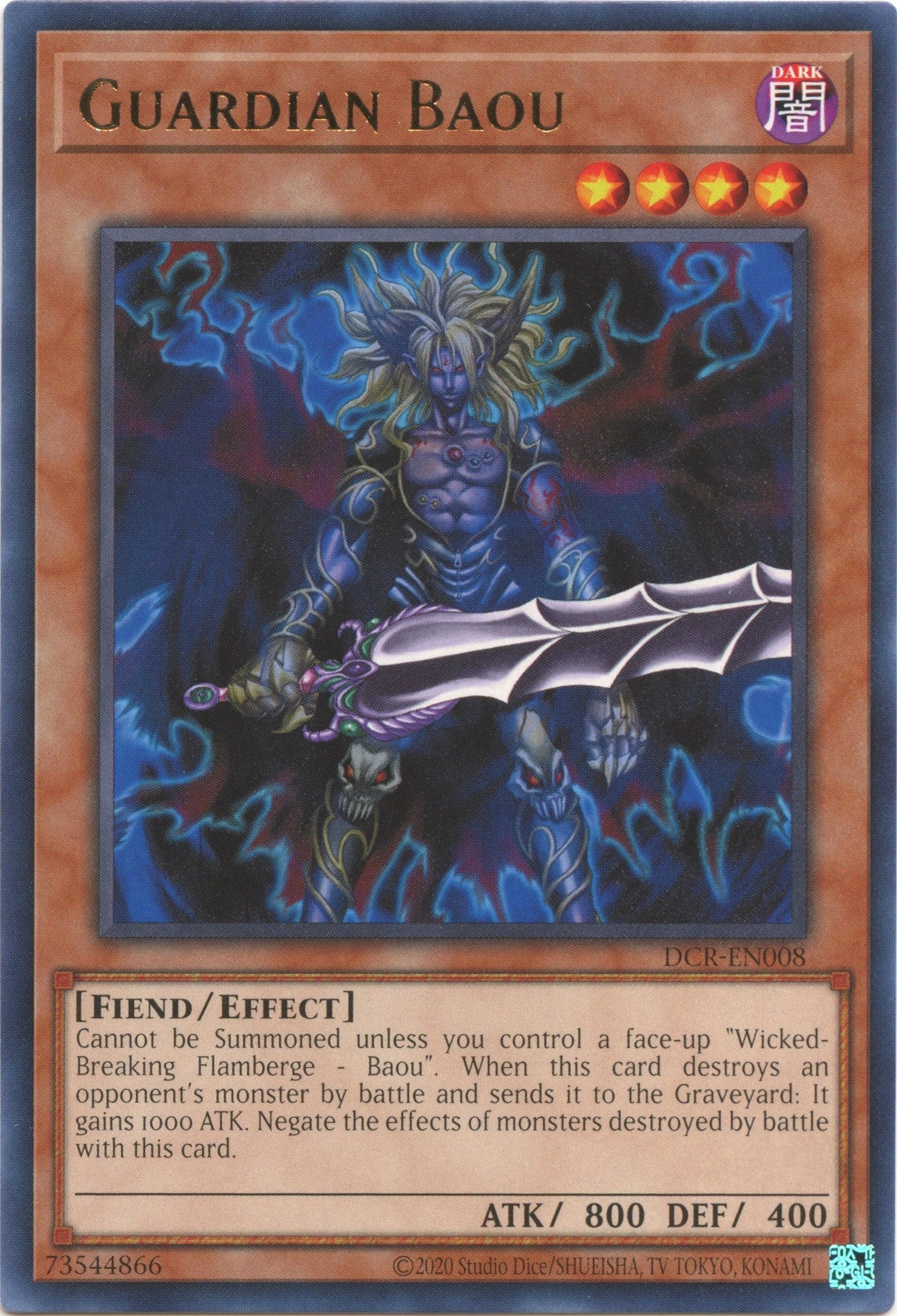 Image for Guardian Baou (DCR-EN008) (Dark Crisis (25th Anniversary Edition)) - YuGiOh