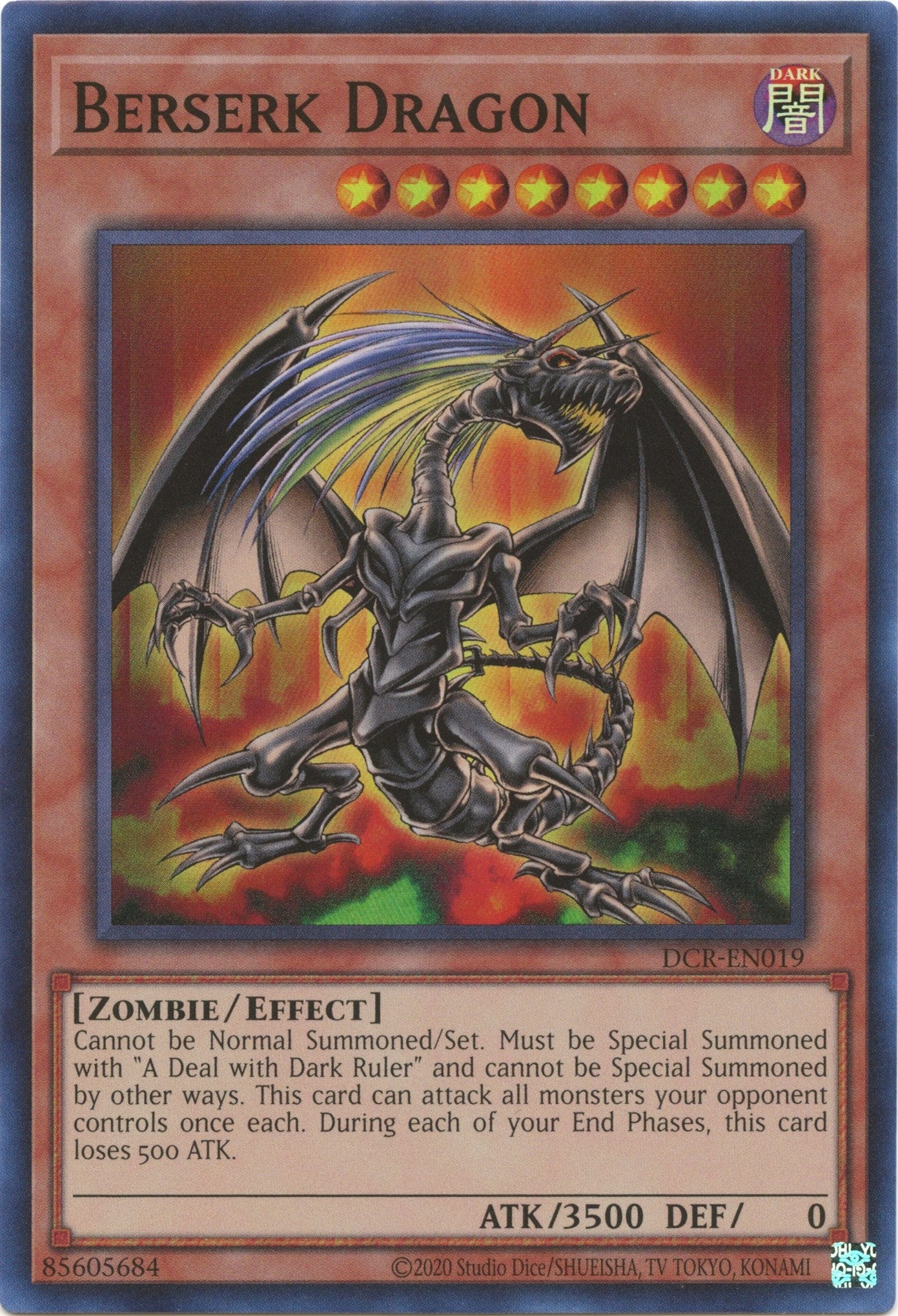 Image for Berserk Dragon (DCR-EN019) (DCR-EN) - YuGiOh