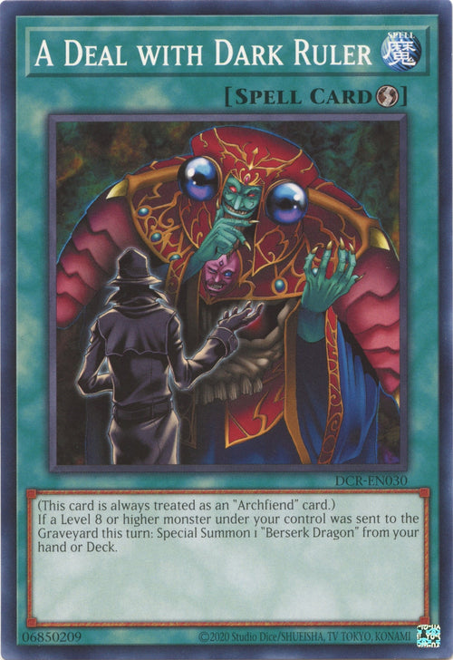 Image for A Deal with Dark Ruler (DCR-EN030) (DCR-EN) - YuGiOh