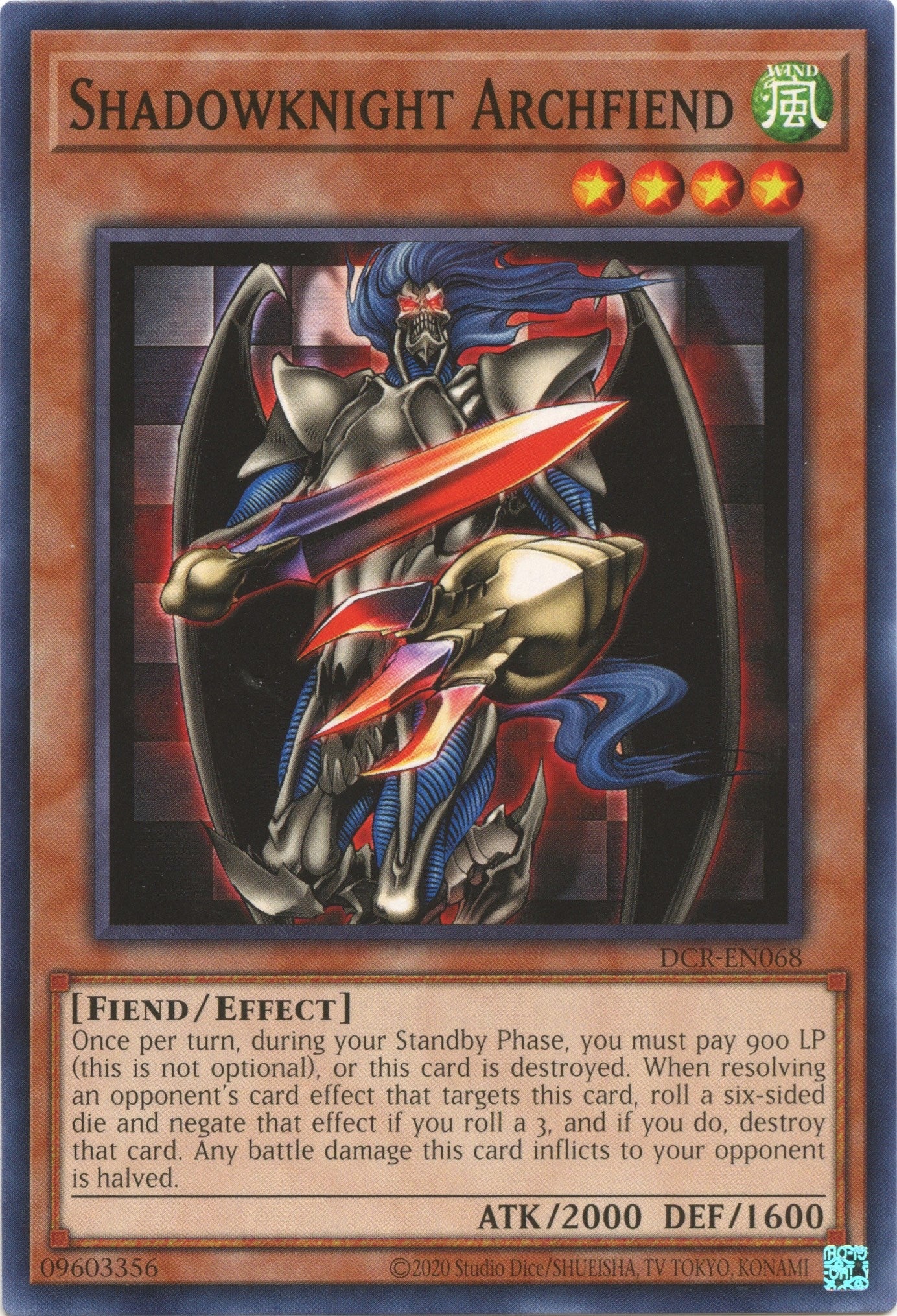 Image for Shadowknight Archfiend (DCR-EN068) (Dark Crisis (25th Anniversary Edition)) - YuGiOh