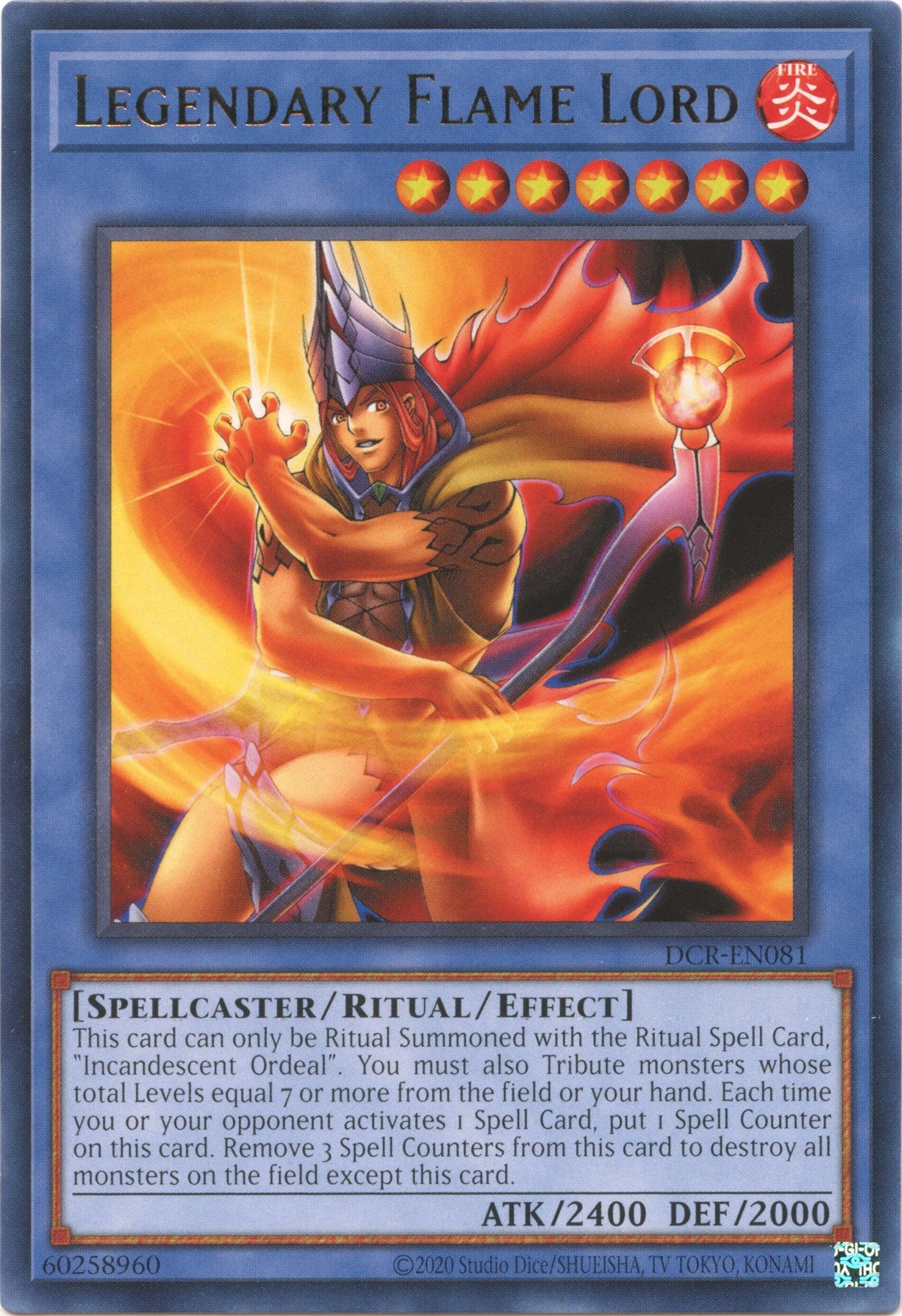 Image for Legendary Flame Lord (DCR-EN081) (DCR-EN) - YuGiOh
