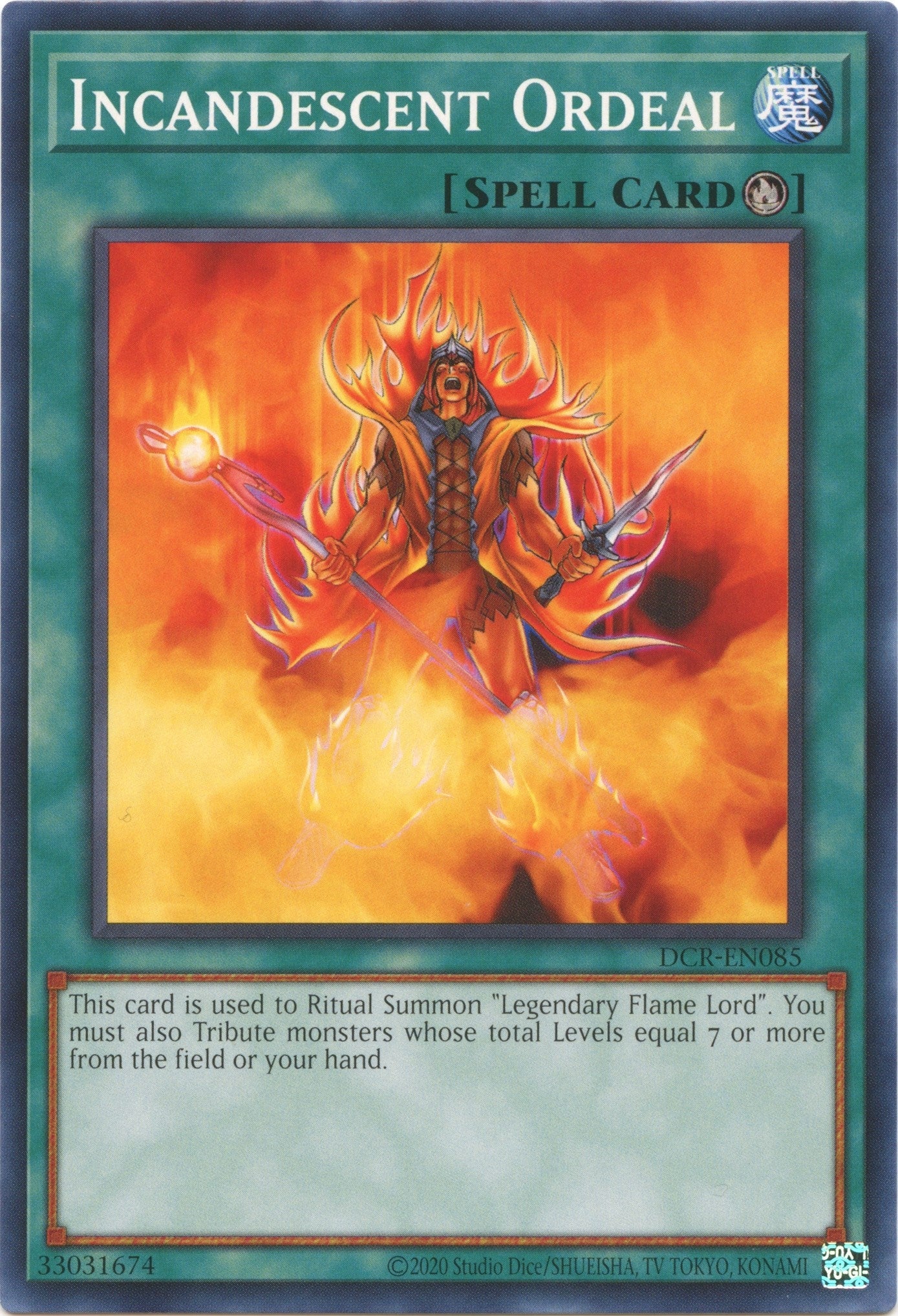 Image for Incandescent Ordeal (DCR-EN085) (DCR-EN) - YuGiOh