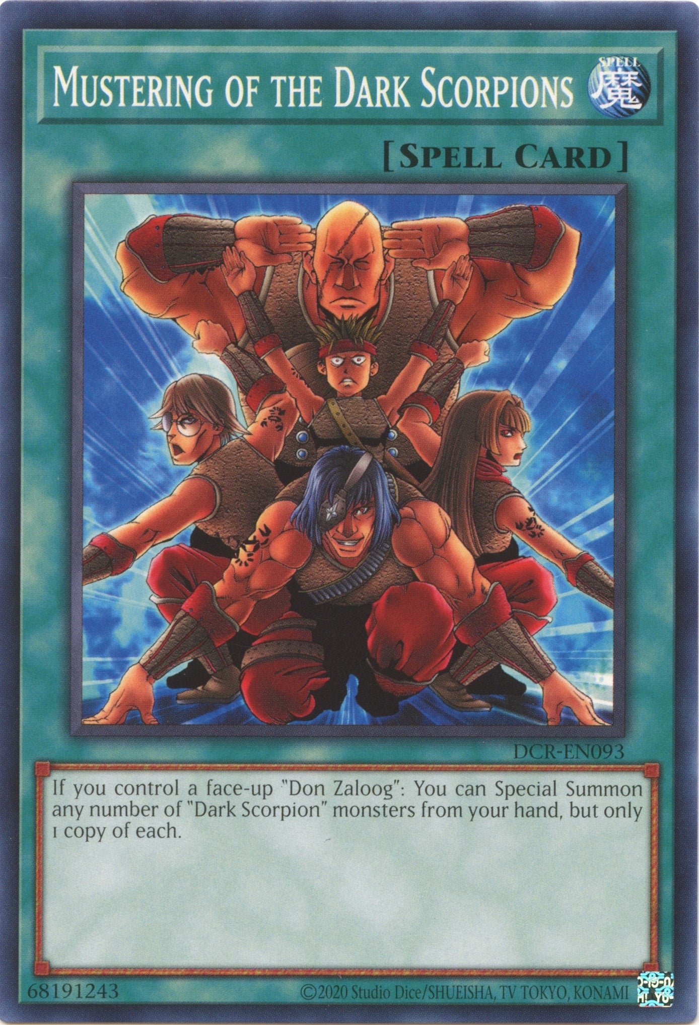 Image for Mustering of the Dark Scorpions (DCR-EN093) (DCR-EN) - YuGiOh