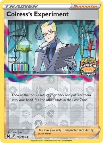 Image for Colress's Experiment (Regional Championships) (155/196) (PR) - Pokemon