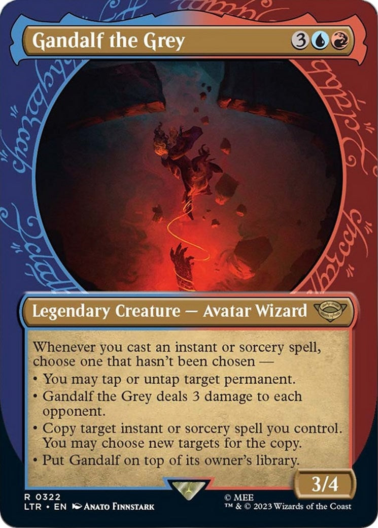 Image for Gandalf the Grey (Showcase) (322) (Universes Beyond: The Lord of the Rings: Tales of Middle-earth) - Magic: The Gathering