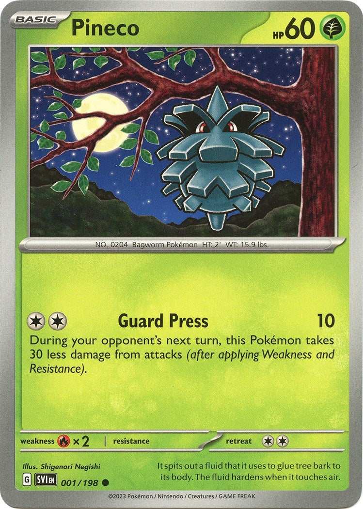 Image for Pineco (001/198) (SVI) - Pokemon