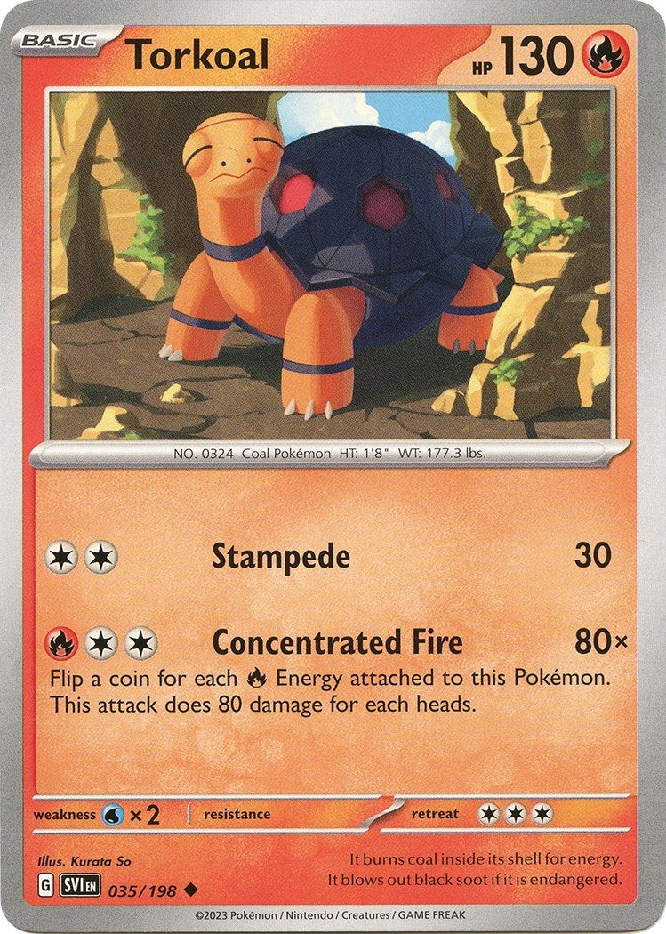 Image for Torkoal (035/198) (SVI) - Pokemon