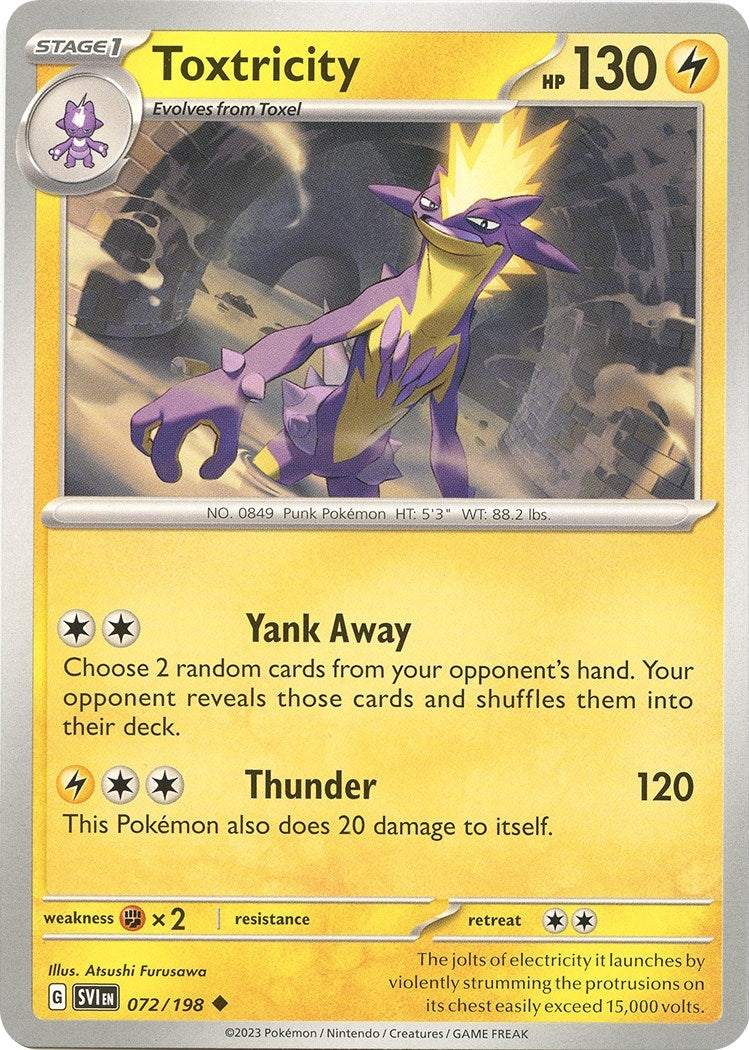 Image for Toxtricity (072/198) (SVI) - Pokemon