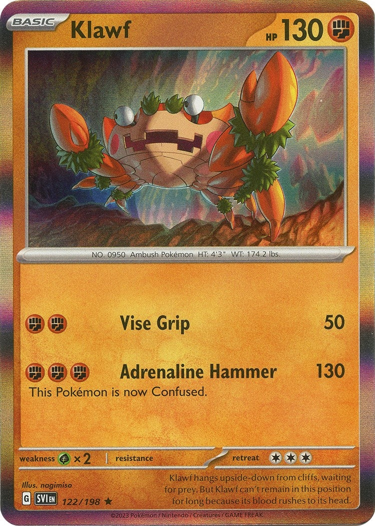 Image for Klawf (122/198) (SVI) - Pokemon