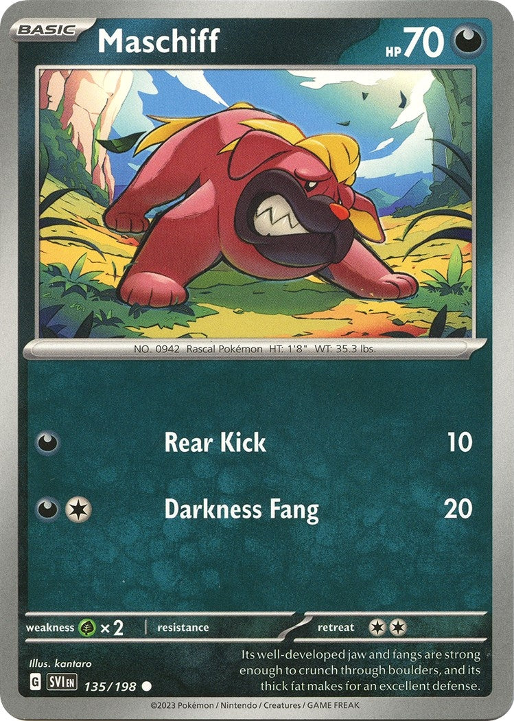 Image for Maschiff (135/198) (SVI) - Pokemon
