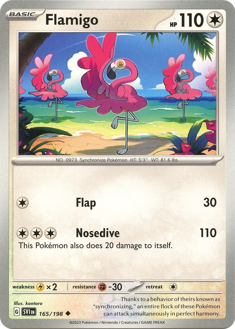 Image for Flamigo (165/198) (SVI) - Pokemon