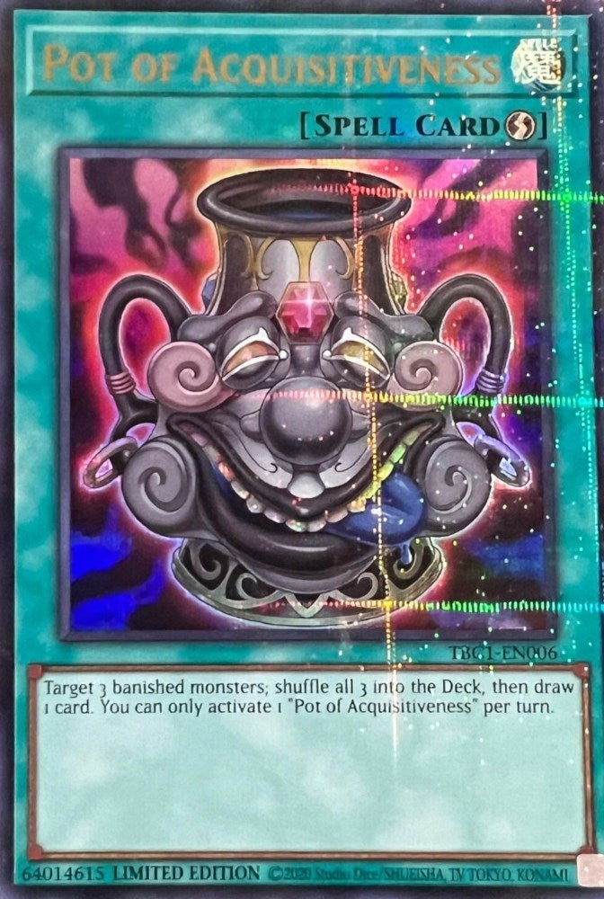 Image for Pot of Acquisitiveness (TBC1-EN006) (TBC1) - YuGiOh