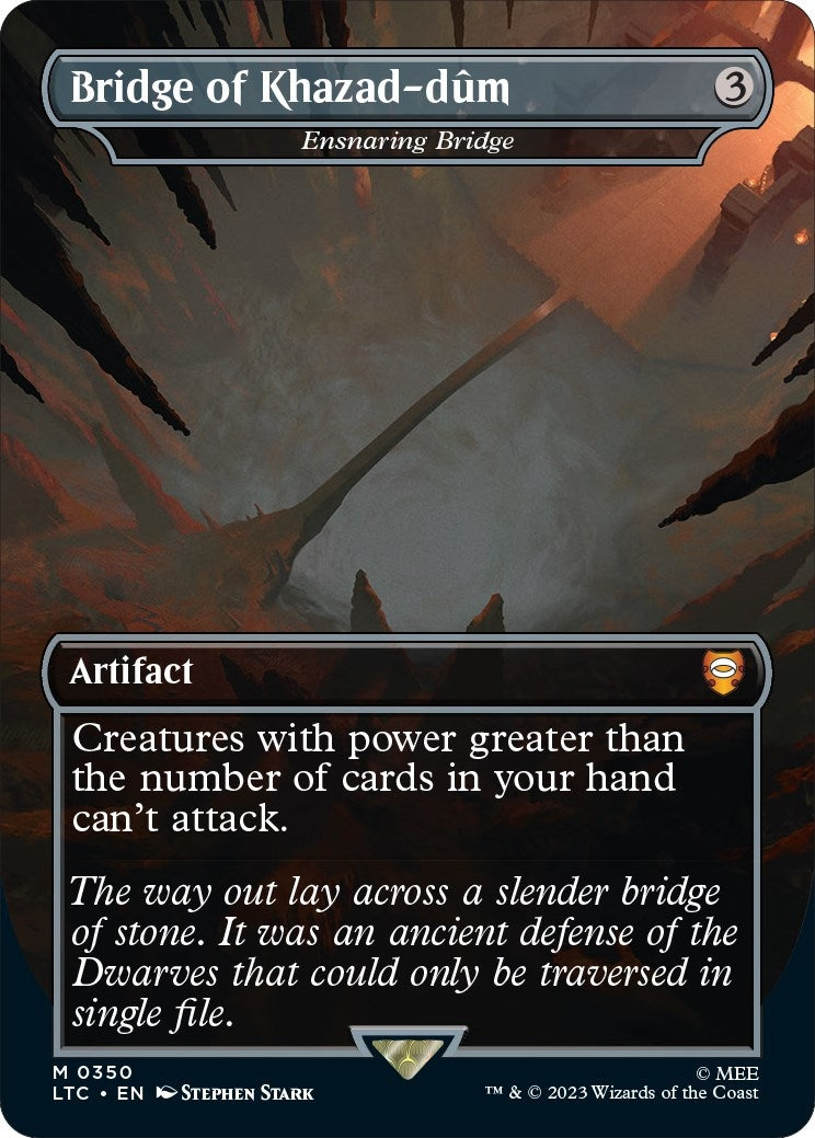 Image for Bridge of Khazad-dum - Ensnaring Bridge (350) (The Lord of the Rings: Tales of Middle-earth) - Magic: The Gathering