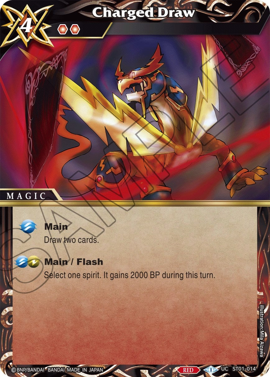 Image for Charged Draw (ST01-014) (Starter Deck 01: Dragon Onslaught) - Battle Spirits Saga