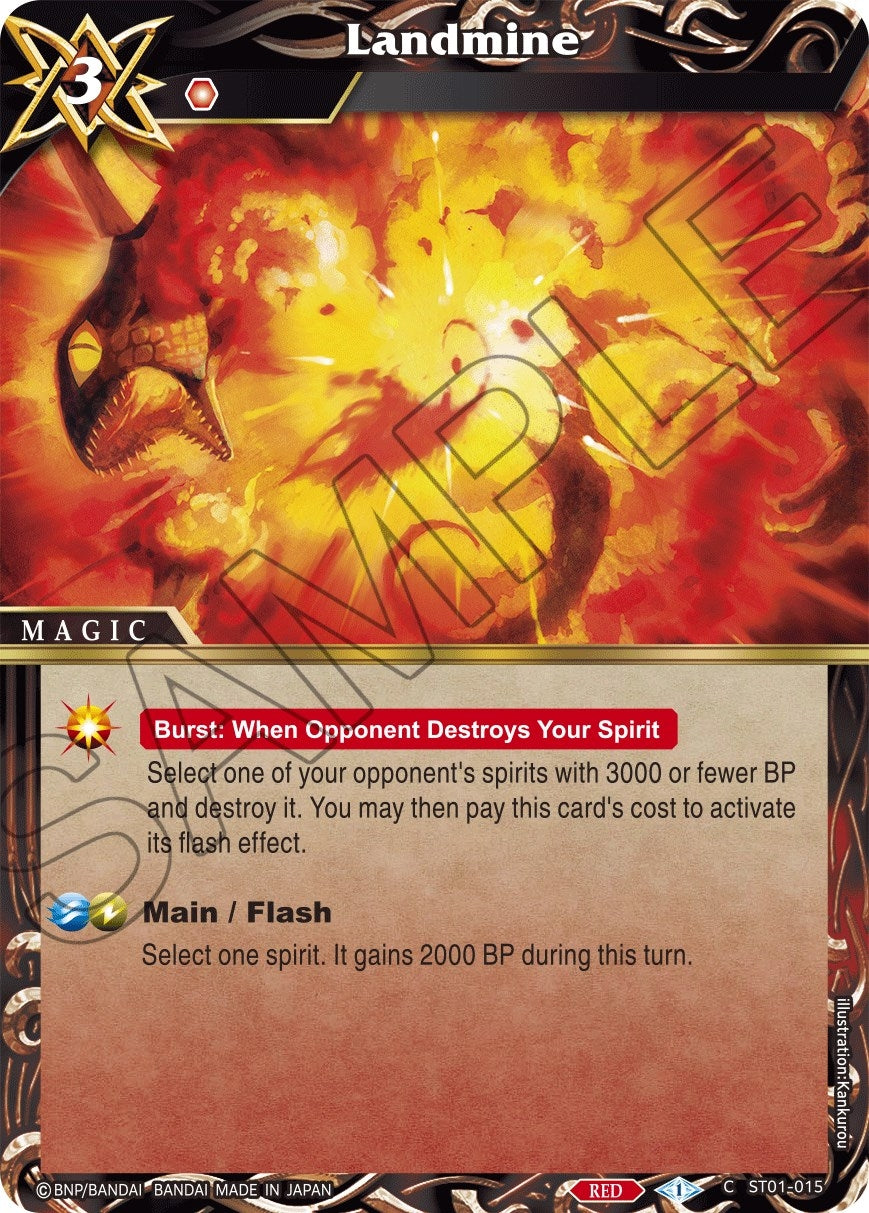 Image for Landmine (ST01-015) (Starter Deck 01: Dragon Onslaught) - Battle Spirits Saga