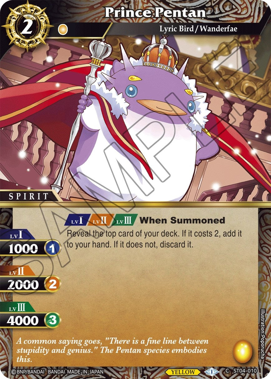 Image for Prince Pentan (ST04-010) (Starter Deck 04: Forbidden Magic) - Battle Spirits Saga