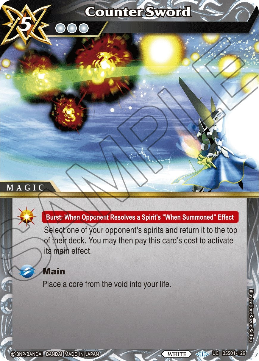 Image for Counter Sword (BSS01-129) (Dawn of History) - Battle Spirits Saga