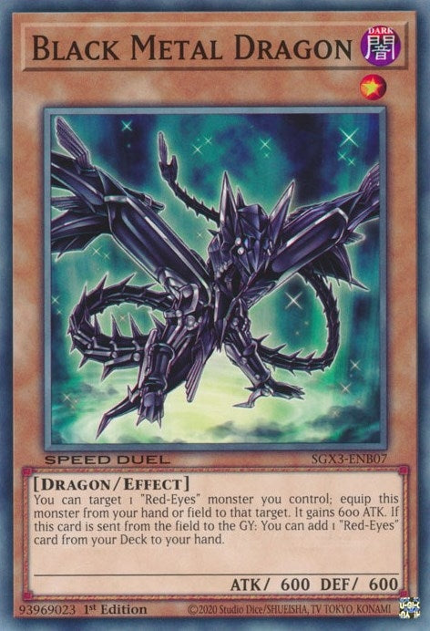 Image for Black Metal Dragon (SGX3-ENB07) (SGX3) - YuGiOh
