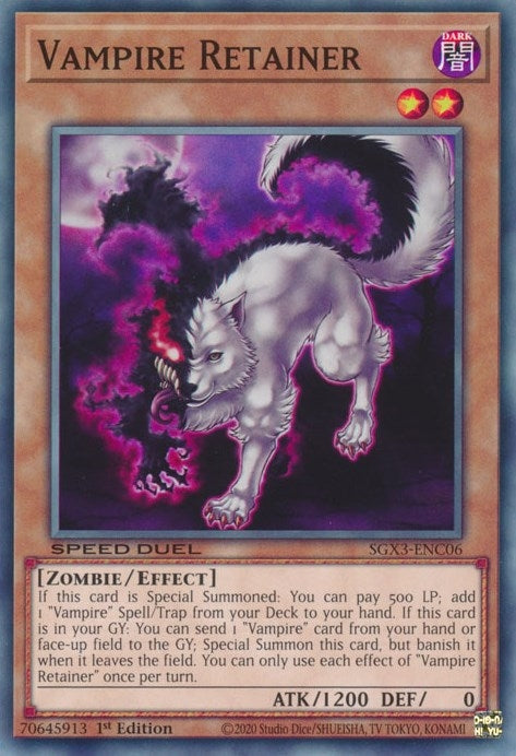 Image for Vampire Retainer (SGX3-ENC06) (SGX3) - YuGiOh