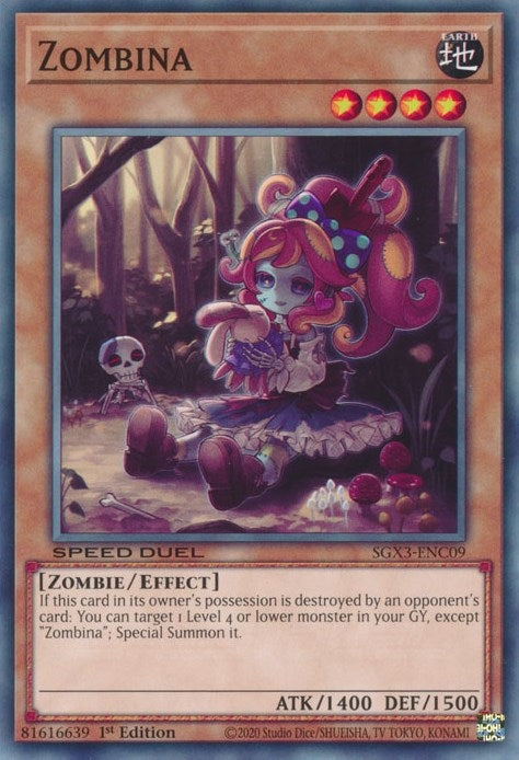 Image for Zombina (SGX3-ENC09) (SGX3) - YuGiOh