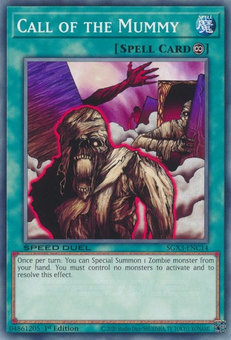 Image for Call of the Mummy (SGX3-ENC14) (SGX3) - YuGiOh