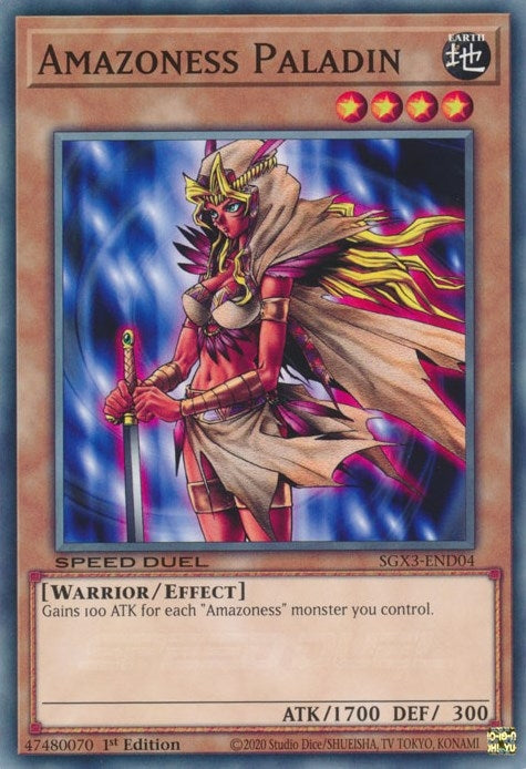 Image for Amazoness Paladin (SGX3-END04) (SGX3) - YuGiOh