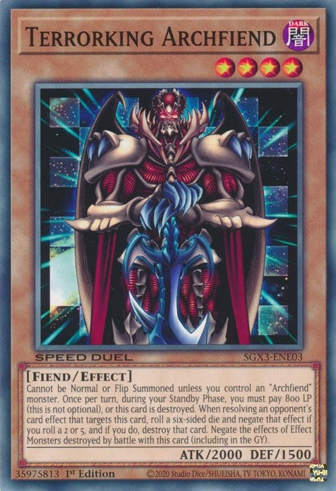Image for Terrorking Archfiend (SGX3-ENE03) (SGX3) - YuGiOh