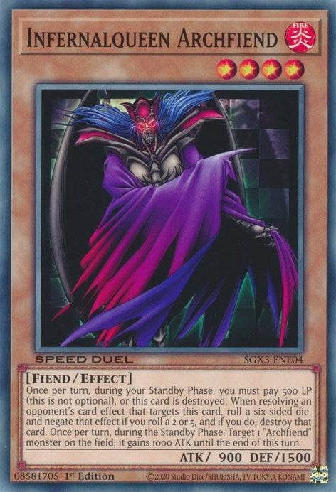 Image for Infernalqueen Archfiend (SGX3-ENE04) (SGX3) - YuGiOh