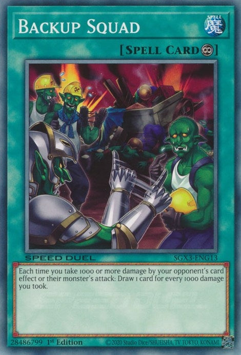 Image for Backup Squad (SGX3-ENG13) (SGX3) - YuGiOh