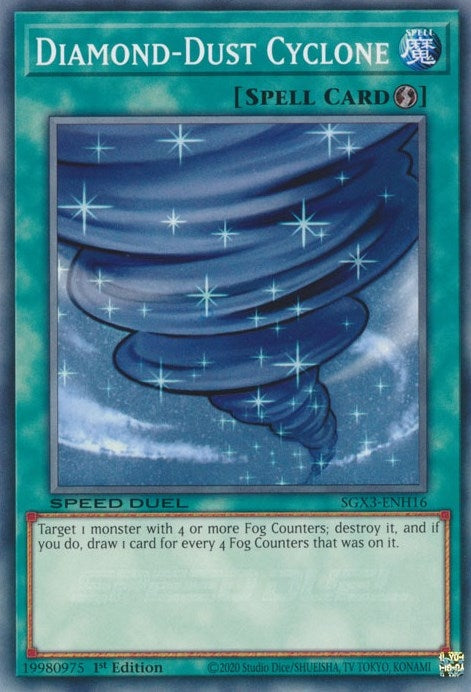 Image for Diamond-Dust Cyclone (SGX3-ENH16) (SGX3) - YuGiOh