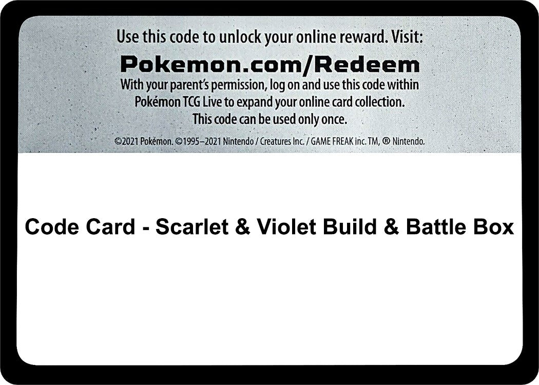 Image for Code Card - Scarlet & Violet Build & Battle Box (SVI) - Pokemon