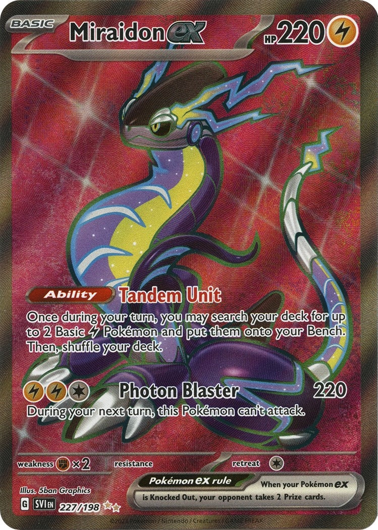 Image for Miraidon ex (227/198) (SVI) - Pokemon