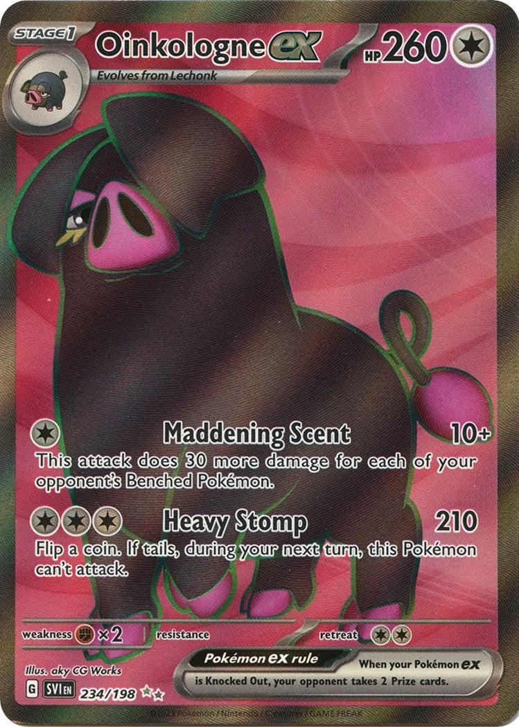 Image for Oinkologne ex (234/198) (SVI) - Pokemon