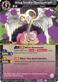 Image for King Snake Quetzalcutl (Event Pack Vol. 1) (BSS01-027) (Launch & Event Promos) - Battle Spirits Saga