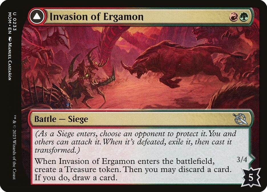 Image for Invasion of Ergamon (233) (March of the Machine) - Magic: The Gathering