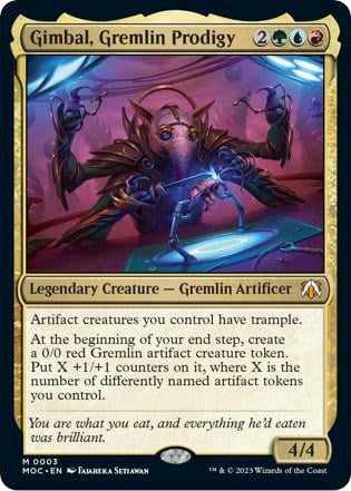 Image for Gimbal, Gremlin Prodigy (3) (March of the Machine) - Magic: The Gathering