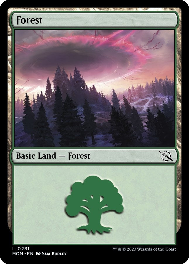 Image for Forest (0281) (281) (March of the Machine) - Magic: The Gathering