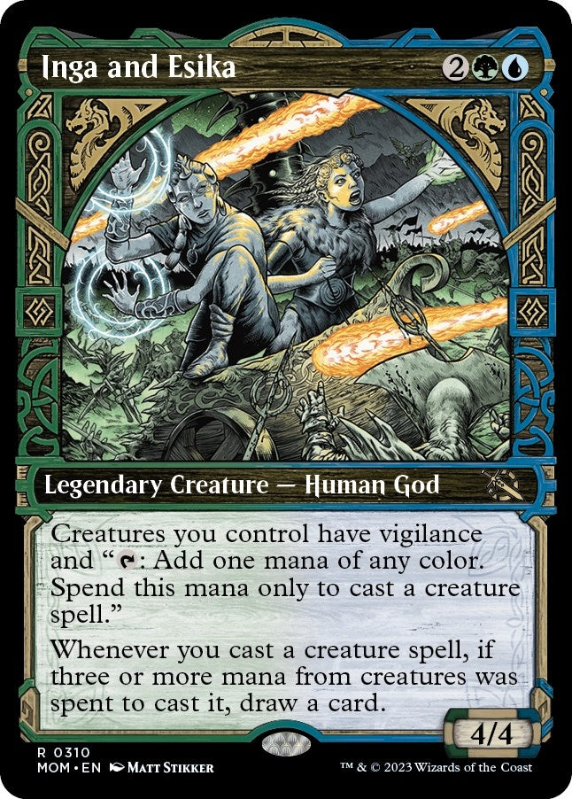 Image for Inga and Esika (Showcase) (310) (March of the Machine) - Magic: The Gathering