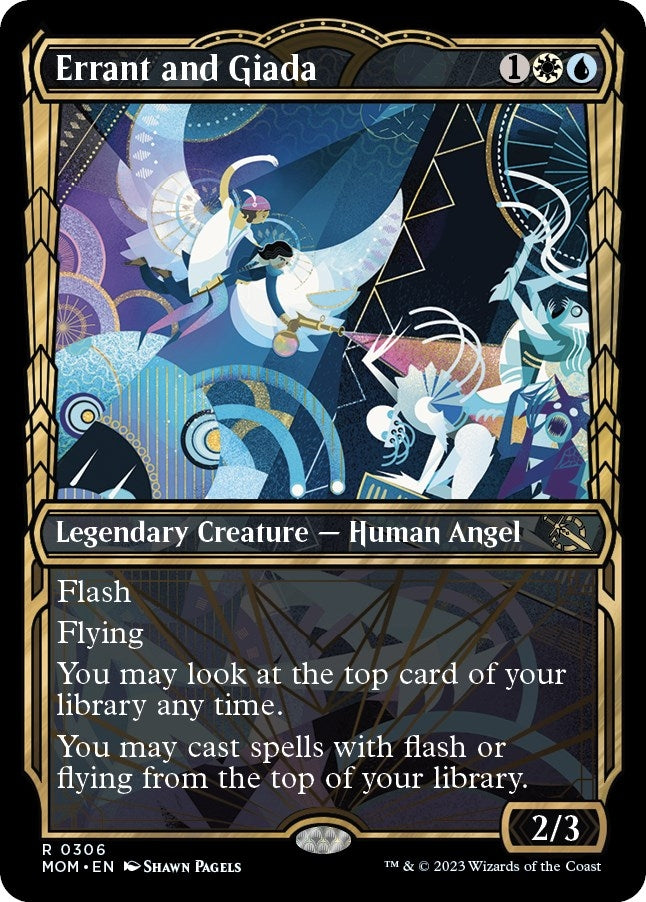 Image for Errant and Giada (Showcase) (306) (March of the Machine) - Magic: The Gathering