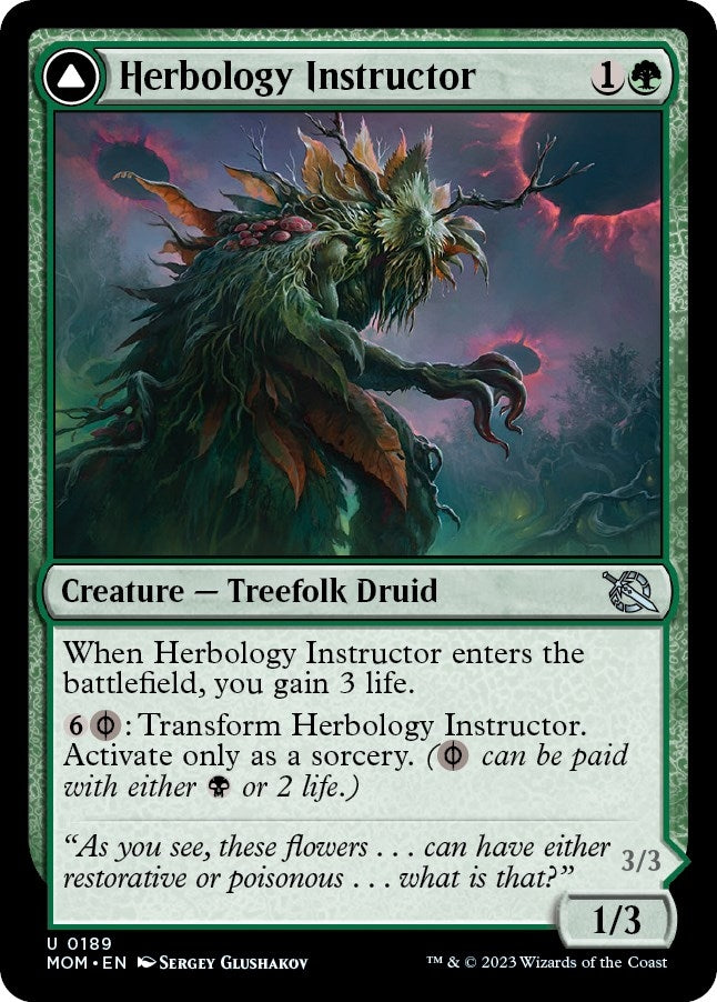 Image for Herbology Instructor (189) (March of the Machine) - Magic: The Gathering