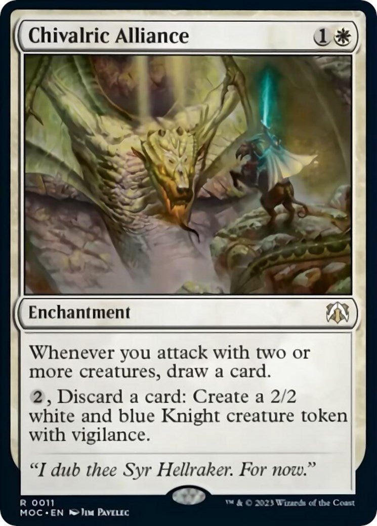 Image for Chivalric Alliance (11) (March of the Machine) - Magic: The Gathering