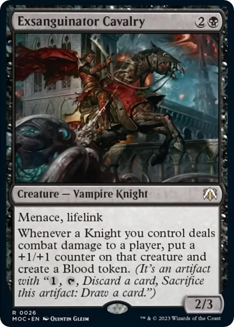 Image for Exsanguinator Cavalry (26) (March of the Machine) - Magic: The Gathering