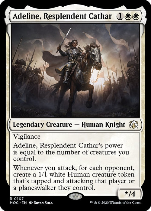 Image for Adeline, Resplendent Cathar (167) (March of the Machine) - Magic: The Gathering