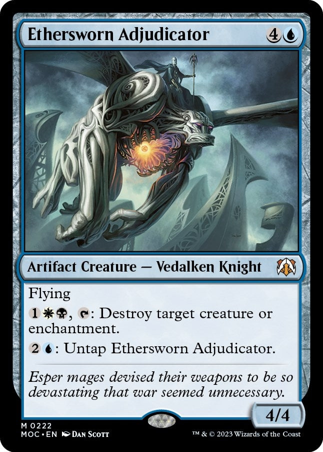 Image for Ethersworn Adjudicator (222) (March of the Machine) - Magic: The Gathering