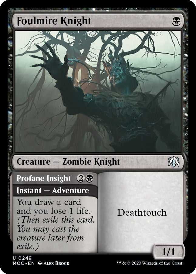 Image for Foulmire Knight (249) (March of the Machine) - Magic: The Gathering