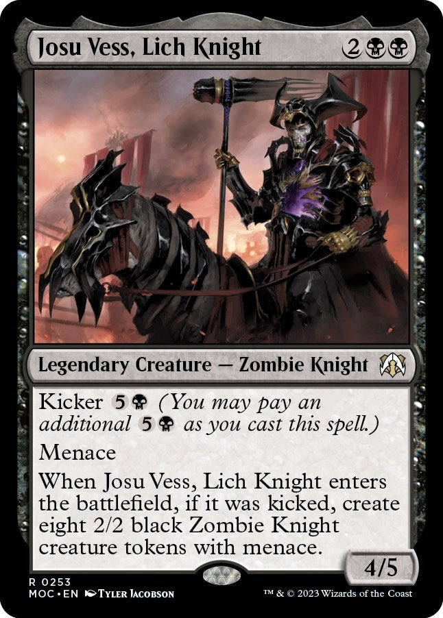 Image for Josu Vess, Lich Knight (253) (March of the Machine) - Magic: The Gathering