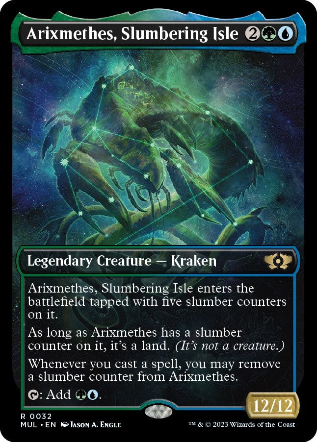 Image for Arixmethes, Slumbering Isle (32) (March of the Machine: Multiverse Legends) - Magic: The Gathering