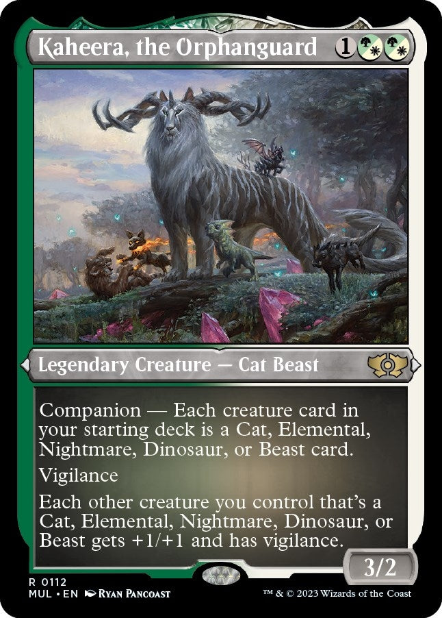 Image for Kaheera, the Orphanguard (Foil Etched) (112) (March of the Machine: Multiverse Legends) - Magic: The Gathering