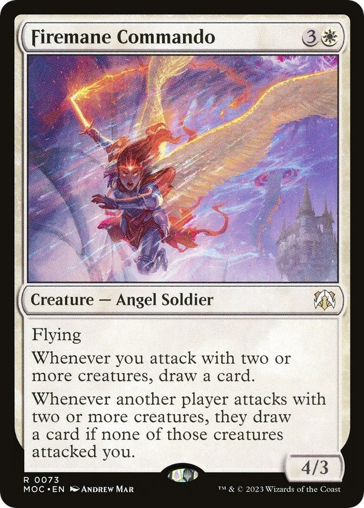 Image for Firemane Commando (73) (March of the Machine) - Magic: The Gathering
