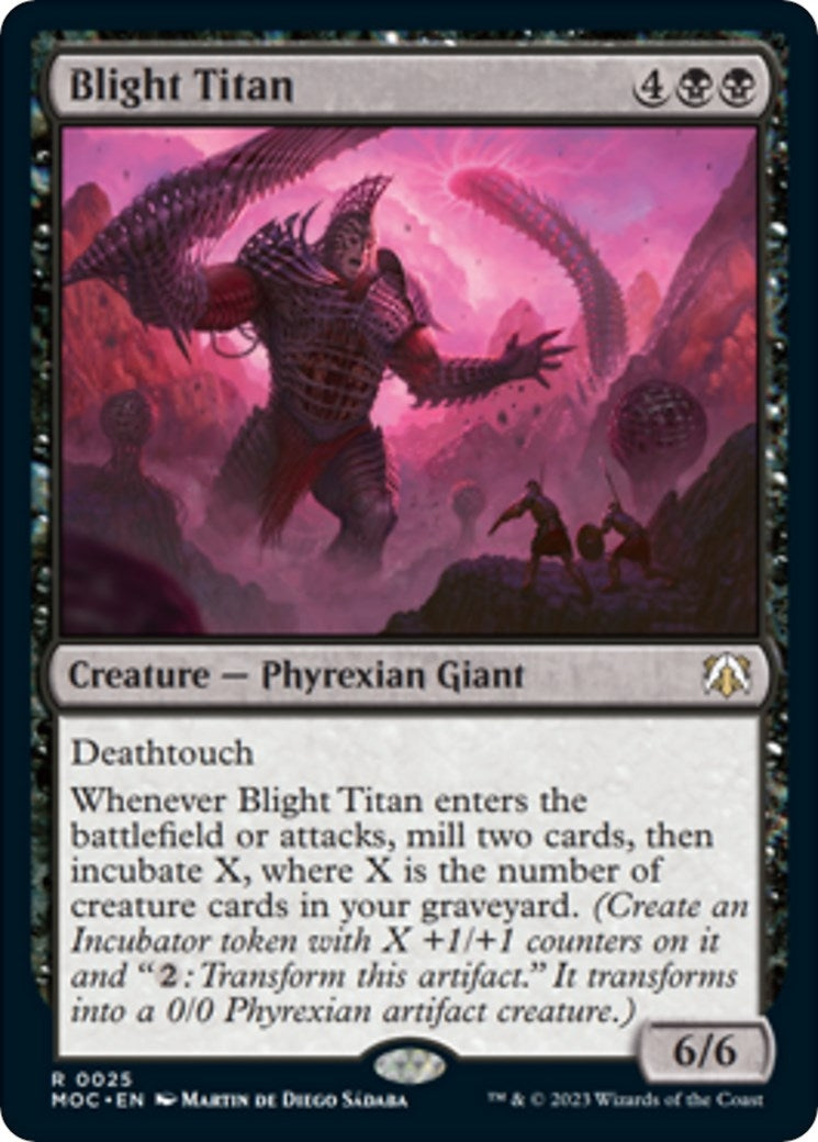 Image for Blight Titan (25) (March of the Machine) - Magic: The Gathering